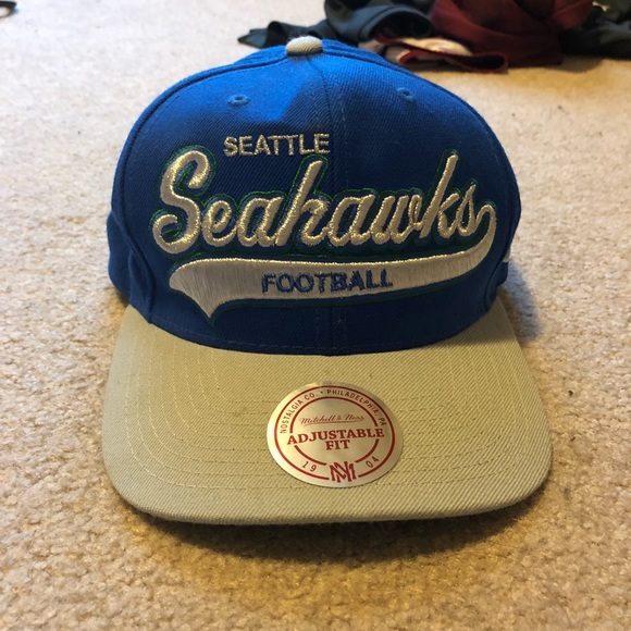 mitchell and ness seahawks hat